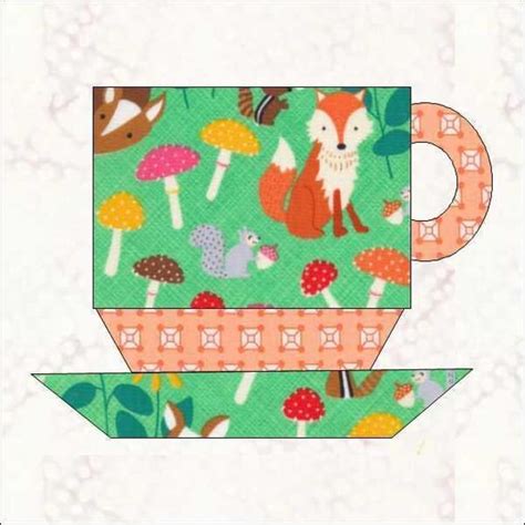 Coffee Cup Appliqu Block Pattern Craftsy Basic Quilt Quilted