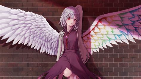 Anime Touhou Sagume Kishin Wings Wallpaper Hd Anime Wallpapers 4k Wallpapers Images Backgrounds