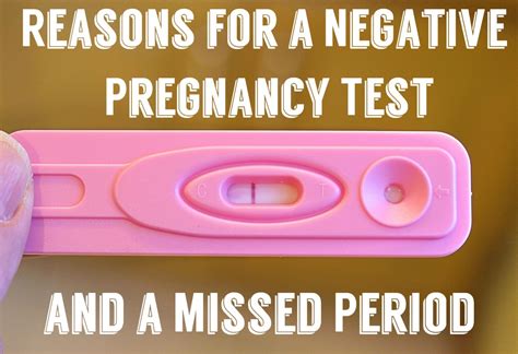 Period A Week Late And Negative Pregnancy Test Prnso