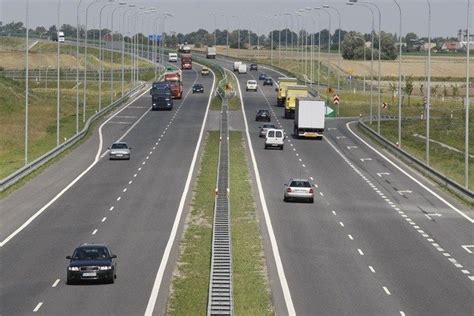 The autostrada a1, officially named amber highway (pol. Autostrada A1. Kolejny odcinek drogi z Torunia do ...