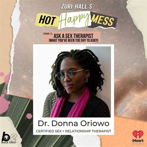 press and media — dr donna oriowo sex therapist