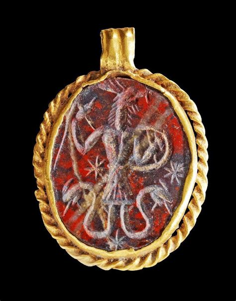 Ancient To Post Medieval History — Roman Magic Abraxas Amulet 2nd 3rd