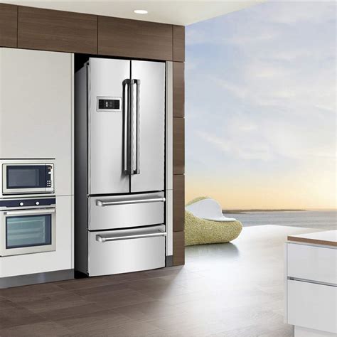 French Door Cabinet Depth Refrigerators Ge Profile French Refrigerator