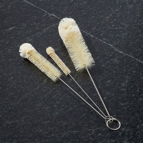 Bottle Brushes With Ring Set Of Three Reviews Crate And Barrel
