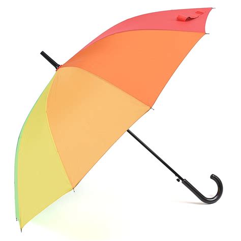 Rainbrace Unisex Rain Umbrella Long Handle Rainbow Fashion Strongly Windproof Oversized Outdoor