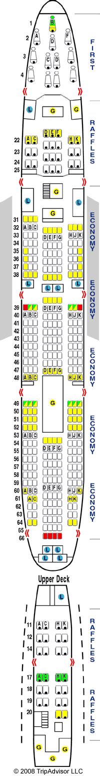 Seatguru Seat Map Singapore Airlines
