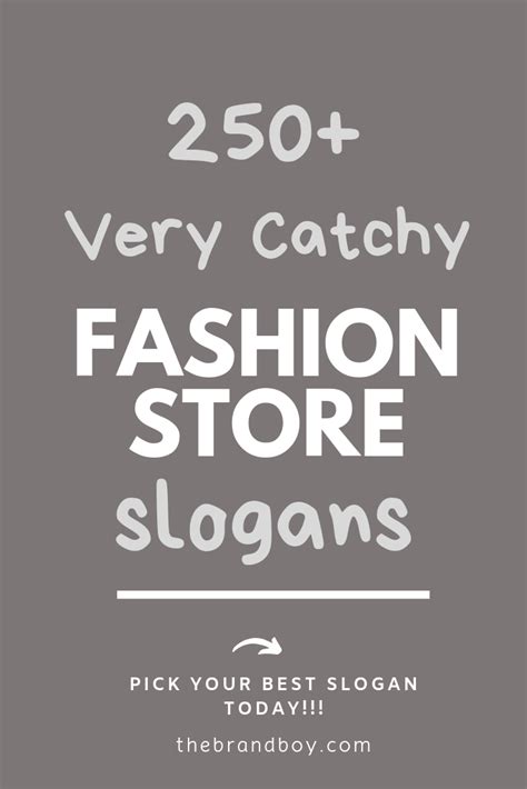 270 Handpicked Fashion Store Slogans And Taglines Fashion Store