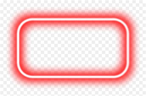 Red Neon Rectangle Png Transparent Png Vhv