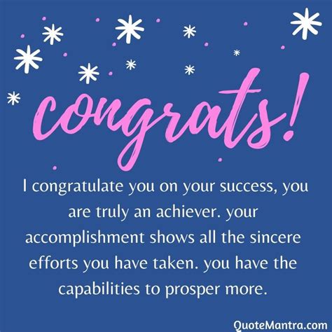 Congratulations Wishes On Success Quotemantra