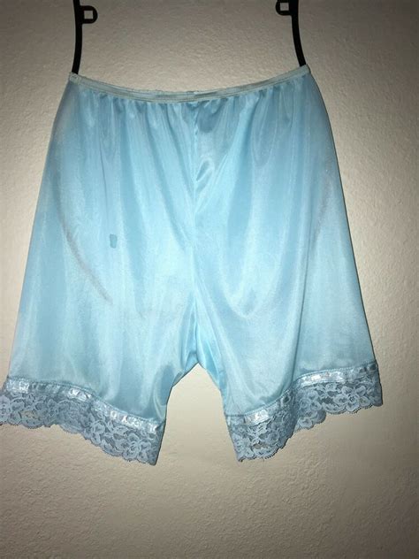 Vintage 60 S Nylon Lace Tap Panties Pettipants Slip Nylon Gusset Size 7