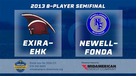 2013 8 Player Football Semi Finals Exira Ehk Vs Newell Fonda Iowa
