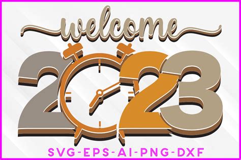 Welcome 2023 Design Graphic By Designersultana · Creative Fabrica