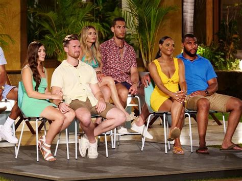 Temptation Island Recap The Couples Start To Get To Know The Single Men And Women Reality