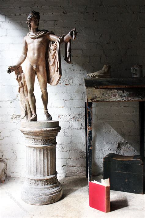 Antiques Atlas Plaster Figure Of Apollo Belvedere By D