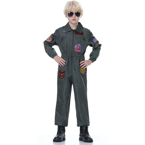 Buy Top Gun Flight Suit America Fighter Pilot Costumes Air Force Pilot