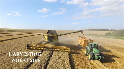 Harvesting Wheat 2018 Youtube