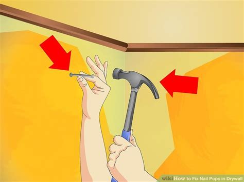 How To Fix Nail Pops In Drywall 5 Steps With Pictures Wikihow