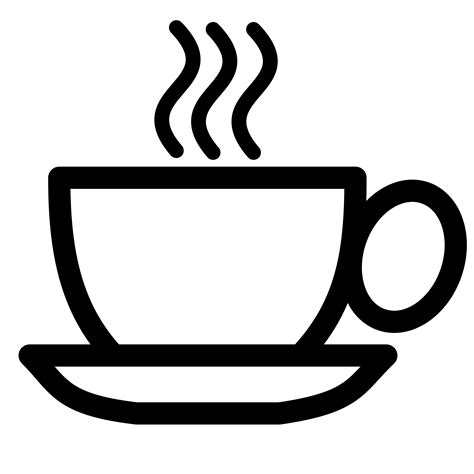 Download Coffee Cup Icon Black White Line Art Coloring Book Christmas Xmas Svg | Xícara de café, Desenho ...