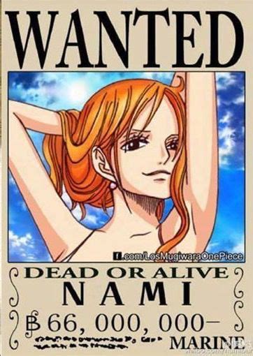 Nami Bounty Wanted Poster One Piece In 2021 Nami Want