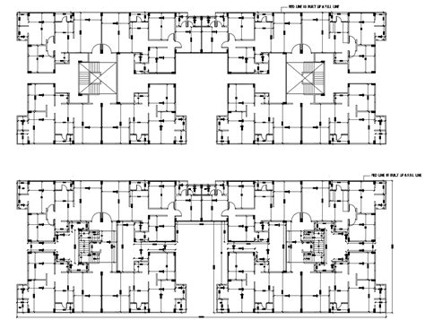 Residential Apartment Plan In Dwg File Cadbull