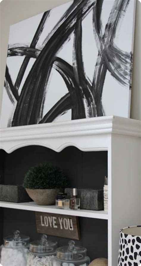 black  white abstract wall art knockoffdecorcom