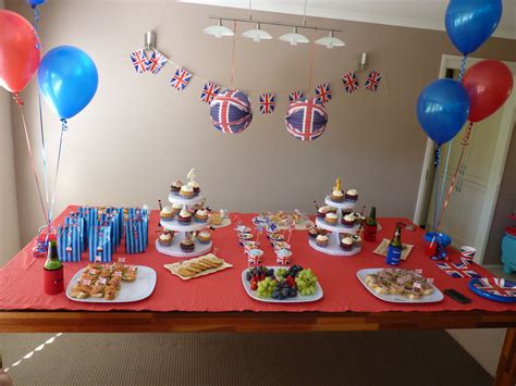 My Sisters British Themed Birthday Party Awesome British Party