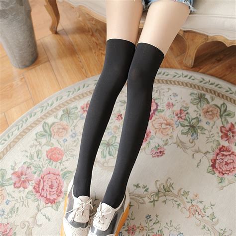 great quality free fast delivery tattoo socks cute patterns sheer pantyhose mock stockings