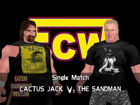 Ecw Barely Legal Mod Matches Cactus Jack Vs The Sandman Falls Count