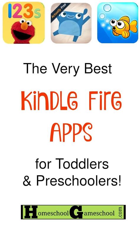 Turn screen time into learning time! The Very Best Kindle Fire Apps for Toddlers & Preschoolers