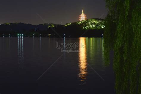 Night View Of West Lake Hangzhou Picture And Hd Photos Free Download