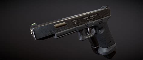 3d Model Tti Glock 17l Combat Master From John Wick Vr Ar Low Poly