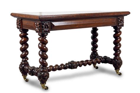 Jacobean Style Oak Centre Or Small Library Table 452769