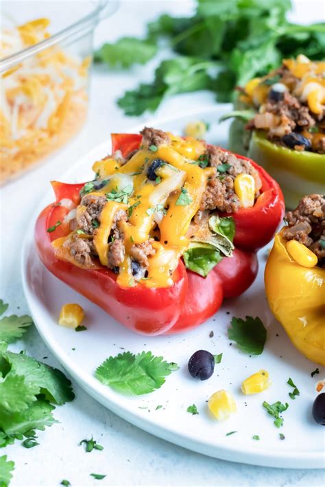 Best Mexican Stuffed Bell Peppers Evolving Table