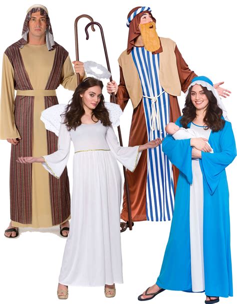 Adults Nativity Play Fancy Dress Christmas Party Festive Holidays Costume Outfit