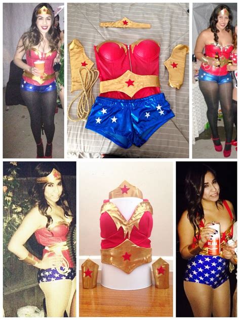 Wonder woman is a superheroine with psychic powers. DIY Wonder Woman costume I made 3years in a row. Last year made it in two styles shown in bottom ...