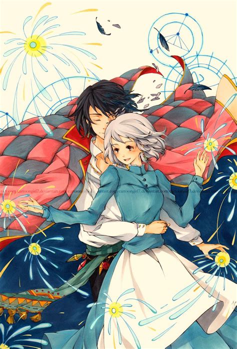 Howls Moving Castle Fan Art Howl And Sophie Hayao Miyazaki Film