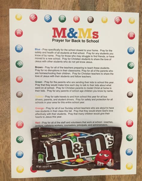 Free Mandms Prayer For Back To School Childrens Pastor Only