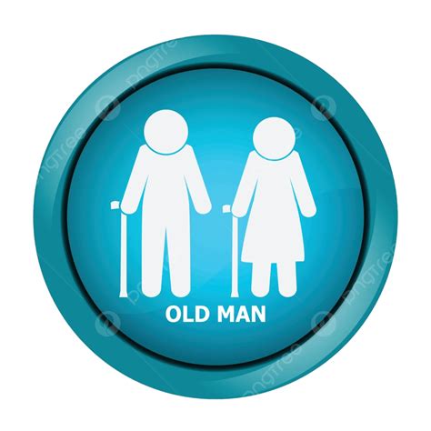 Elderly Symbol Old People Icon Old Circle Aged Vector Old Circle Aged Png And Vector With