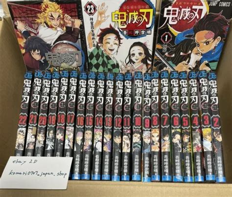 Demon Slayer Kimetsu No Yaiba Vol 1 To 23 Gaiden Manga Book 24 Set Jump
