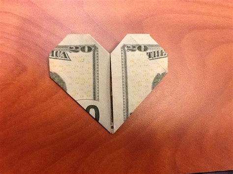 Dollar Origami Easy Valentines Heart Youtube