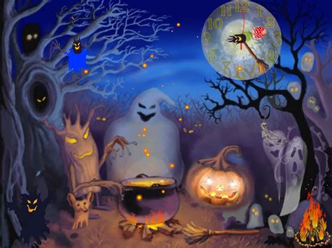 Free Halloween Animated Desktop Wallpaper Wallpapersafari