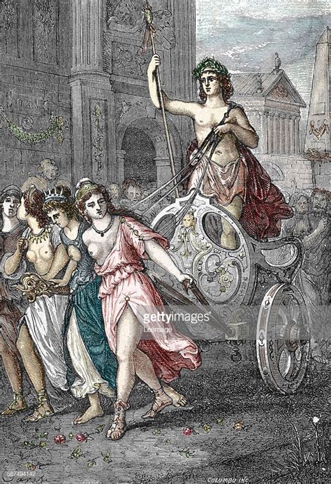 Roman Emperor Elagabalus Parading On A Chariot Pulled By Women Roman History History