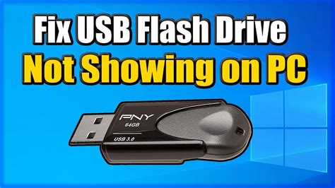 How To Fix Usb Drive Not Showing Up Windows 10 Easy Method