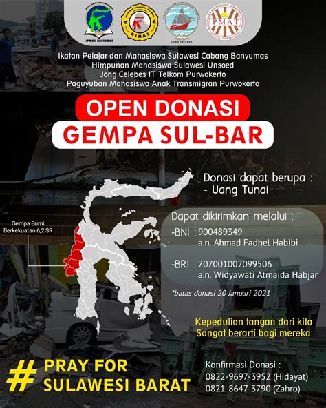 Blog menyajikan/forward info bmkg, mitigasi gempa, pasca gempa dan teknologi terkini. Peduli Gempa Sulbar, Gabungan Paguyuban Ini Open Donasi