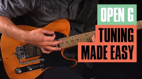 Open G Tuning Made Easy Guitar Tricks Youtube