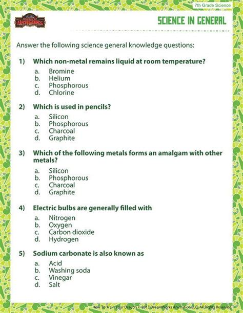 7th Grade Science Words Az