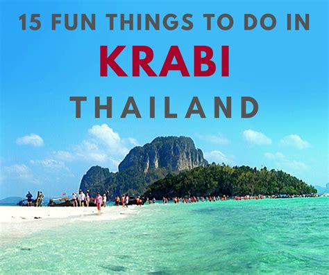 15 Fun Things To Do In Krabi Thailand