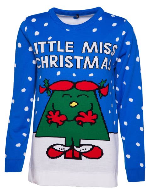 Exclusive Womens Little Miss Christmas Knitted Jumper