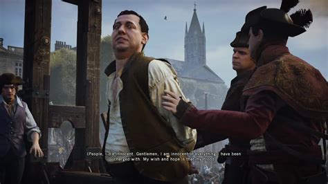 Louis XVI Guillotine Execution Scene Assassin S Creed Unity Gameplay
