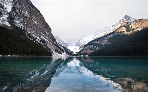 Download Wallpaper 3840x2400 Mountains Snow Lake Reflection Nature